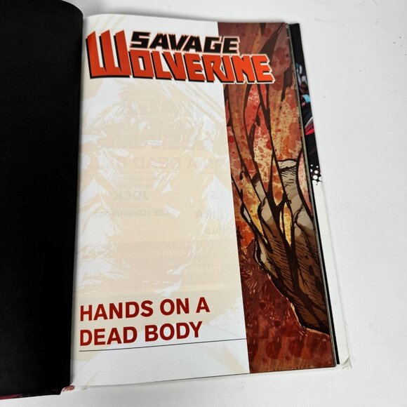 Savage Wolverine Hands on a Dead Body Vol 2 Superheroes Marvel Enterprises HC - Picture 3 of 8